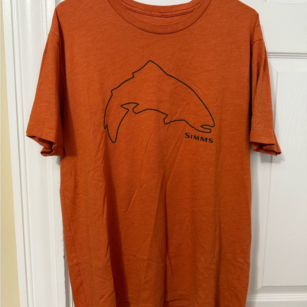 Simms Orange Graphic T-Shirt